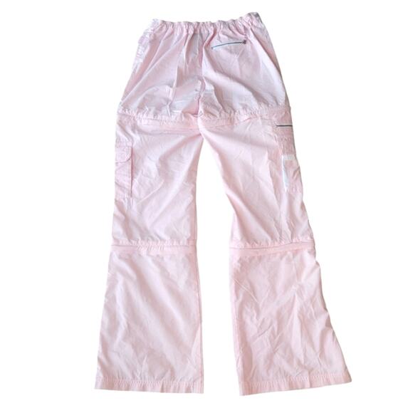 Limited Too Y2K Cargo Pants Low Rise Convertible Pants Pink Size Juniors 5 - Picture 5 of 8